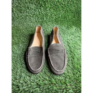 Jay Butler Olive Green Suede Cromwell Penny Loafer Sz 8